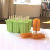 New Summer Ice Cream Tools With Wooden Sticks Silicone Popsicle Molds Custom Mini Silicone