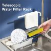 Adjustable Telescopic 2-in-1 Sink,Expandable Storage Drain Basket for Kitchen
