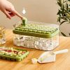1pc Large Size 32/64 Slots Ice Mold Ice Tray Tray With Lid Ice Delivery Shovel; Creative 2-in-1 Ice Tray