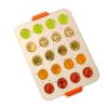 20 Cavity Jelly Tray; Food Grade Nonstick Silicone Mold; Pudding Fruit Ice Cube Mold; Kitchen Cooking Tools