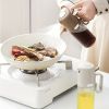 1pc Thickened Glass Mist Oil Spray Pot Barbecue Oil Spray Bottle
