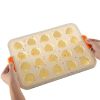20 Cavity Jelly Tray; Food Grade Nonstick Silicone Mold; Pudding Fruit Ice Cube Mold; Kitchen Cooking Tools