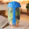 1pc Salad Cup; Household Salad Cup; Portable Salad Cup; Lunch Cup