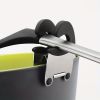 1PC Stainless Steel Pot Spoon Holder Pot Holder For Spoon; Kitchenware Bowl